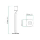 Soporte Premium Piso Blanco (Par) - Pici.com Image 3